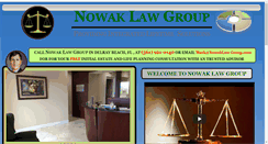 Desktop Screenshot of nowaklawgroup.com