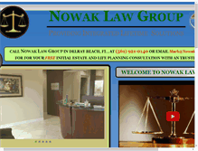 Tablet Screenshot of nowaklawgroup.com